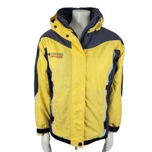 Columbia Sportswear Challenge Series Womens sz small Yellow Jacket Winter Hiking